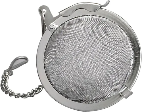 Vista 17 de HIC Kitchen Infusor de té de bola a presión, acero inoxidable 18/8, para té de hojas sueltas y especias para calentar