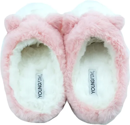 Vista 2 de Youngfine ZW40308 - Pantuflas de zorro increíblemente bonitas