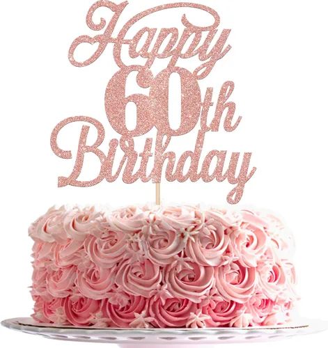 Vista 48 de Rsstarxi 1 paquete de decoración para tarta de cumpleaños 8 con purpurina negra de 8 años y fabulosos saludos a 8 años de edad, para celebrar el 8º