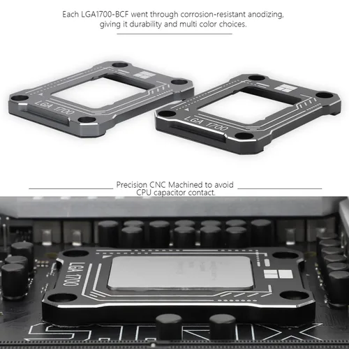 Vista 4 de Thermalright LGA1700-BCF Negro 12/13/14 Generación Intel Anti-Bending Fastener, placa de presión tipo curvado, fijación fija CPU, instalación fija
