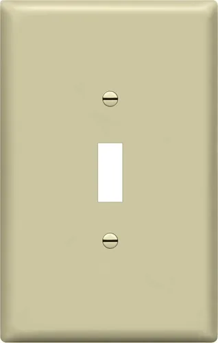 Vista 35 de ENERLITES - Placa de pared para interruptor de luz, acabado brillante, tamaño mediano, hueco para un interruptor de 4.88 x 3.11 pulgadas