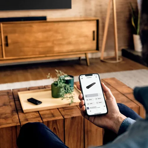 Vista 2 de Bose Barra de sonido inteligente 600 con Dolby Atmos, barra de sonido inalámbrica Bluetooth para TV con micrófono integrado y control de voz Alexa