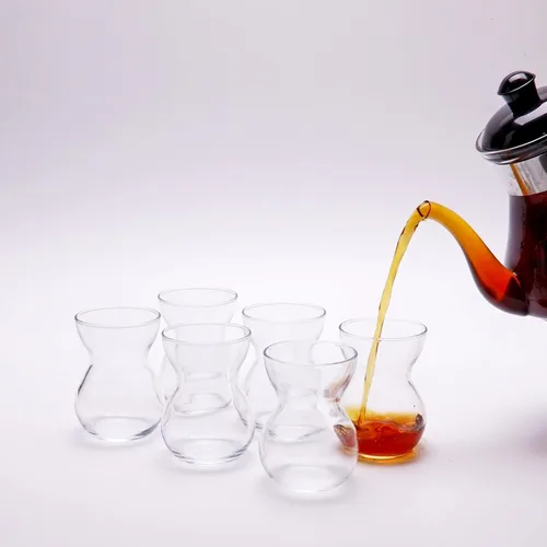 Vista 7 de The Buybox - Vasos de té turco (6 piezas), tazas de té árabe persa y vasos de degustación de whisky (5 oz/4.9 fl oz)