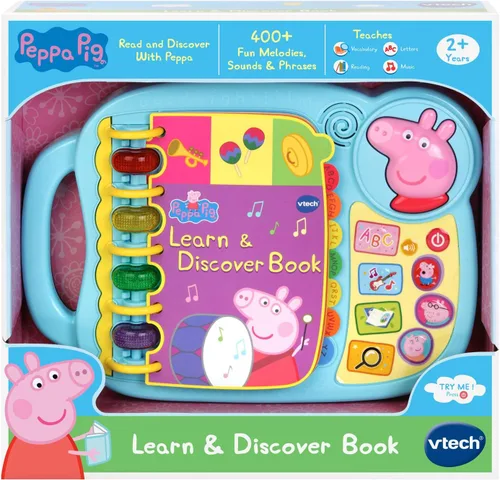 Vista 6 de VTech Peppa Pig - Libro de aprendizaje y descubrimiento, color azul
