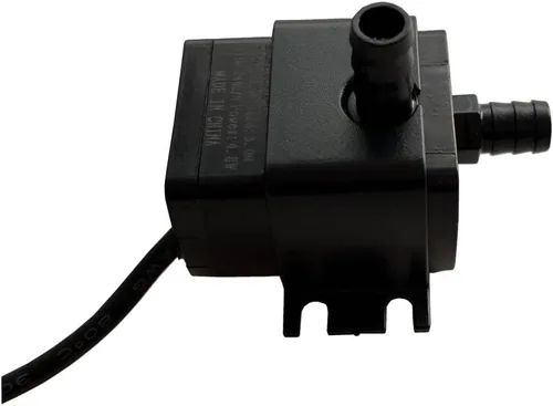 Vista 6 de SHYSKY 12VDC Mini bomba de agua sin escobillas DC30A-1230 4.8W 63.4GPH Elevación 9.8 ft 9.8ft Circulación continua estable de bajo ruido, para micro
