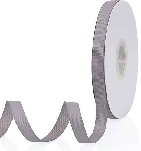 Vista 45 de Cinta de grogrén de doble cara de color liso azul bebé de 1-1/2 pulgadas x 50 yardas para envolver regalos, bodas, fiestas, manualidades, lazos