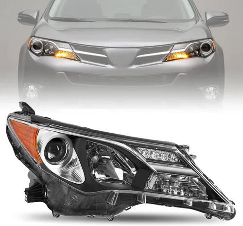 Vista 10 de JSBOYAT Conjunto de faros halógenos para Toyota RAV4 2013-2015