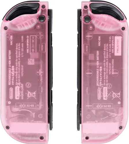 Vista 5 de eXtremeRate - Carcasa de control portátil Joy-Con con set de botones completo, repuesto de carcasa hazlo tú mismo para control de Nintendo Switch