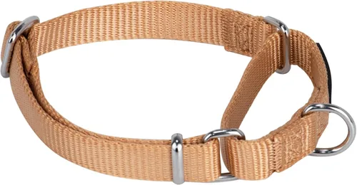 Vista 32 de Hyhug Collar Martingale para perros pequeños, color verde, resistente a prueba de escape, nailon duradero, sin hebilla, ideal para entrenamiento