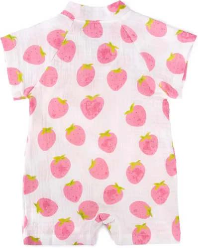 Vista 2 de PAUBOLI Kimono Bata de hilo de algodón para recién nacido, mameluco para bebé, pijama japonesa para bebés