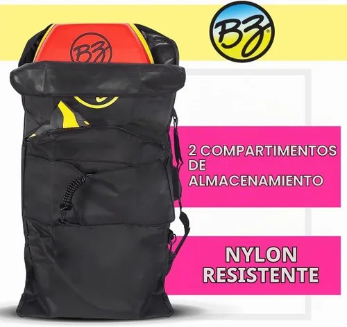 Vista 5 de Wham-O BZ Bodyboards - Bolsa básica para bodyboard - Nylon - Capacidad de 2 tablas (negro)