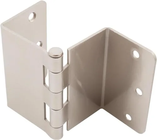 Vista 6 de Generic Bisagra de puerta abatible transparente de 3.5 pulgadas, paquete de 3 (radio de 14 pulgadas, latón), T2895