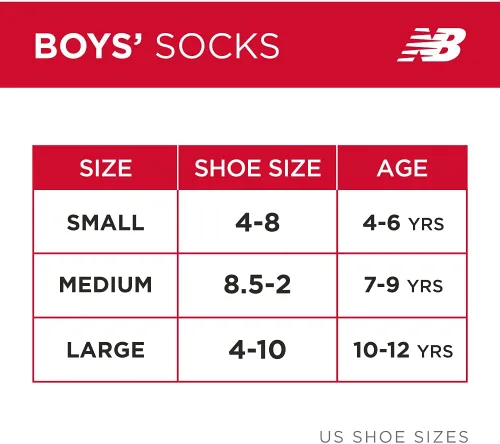 Vista 6 de New Balance Calcetines para niño - Calcetines acolchados de rendimiento (8 unidades)