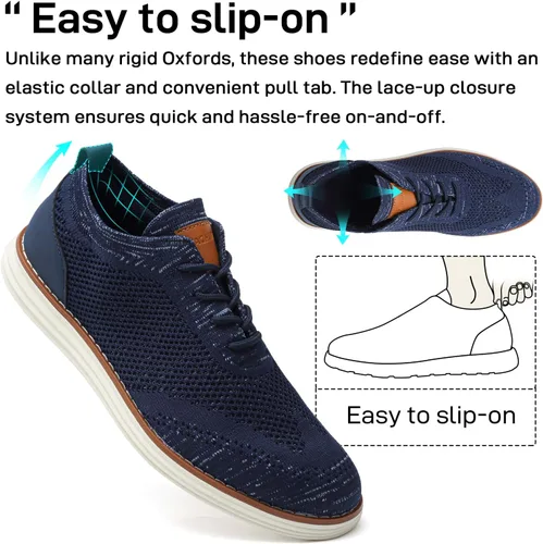Vista 6 de Zapatos de vestir para hombre Oxfords Casual Sneaker