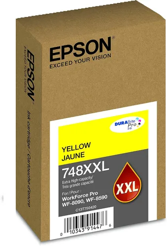 Vista 2 de Epson Cartucho de tinta amarillo de alta capacidad 748 T748XL420