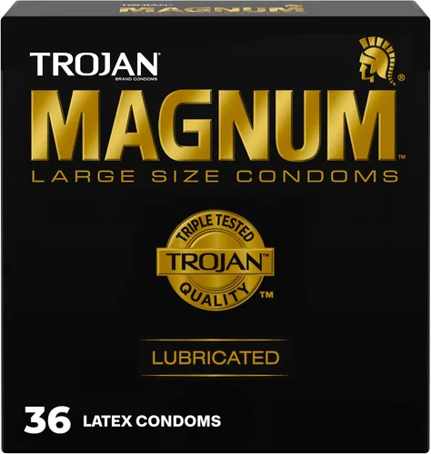 Vista 17 de TROJAN Preservativos Magnum Lubricados XL Tamaño Grande - 12
