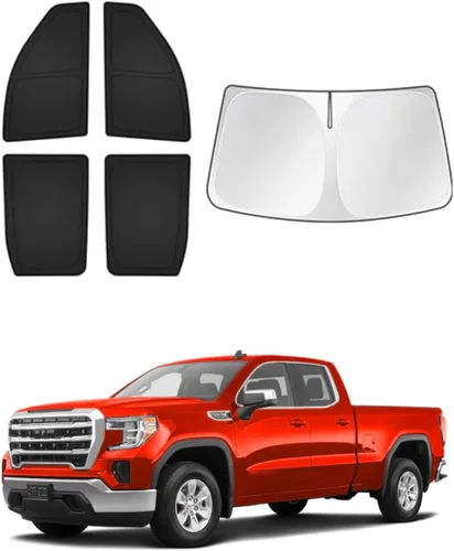 Vista 107 de T TGBROS Parasol para parabrisas para BMW X1 F48 2016 2017 2018 2019 2020 2021 2022 para ventana de automóvil, con bloqueo UV grueso y opaca