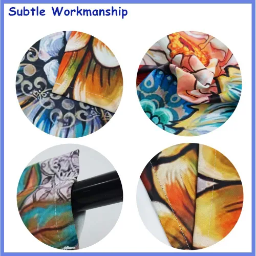 Vista 5 de YoKii Boho Bouquet - Paneles de cortina para ventana