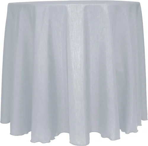 Vista 18 de Mantel reversible de satén Shantung de Ultimate Textile Majestic 96" redondo, Satin, Paquete de 2