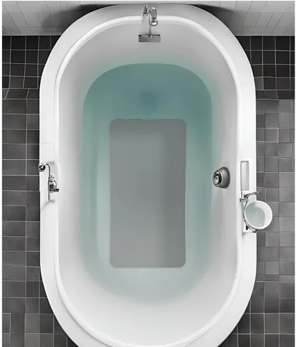 Vista 6 de Kahuna Grip™ Alfombrilla antideslizante para baño y ducha - Gris (14x27)