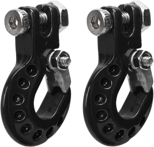Vista 9 de 2 ganchos de remolque de cabrestante RC - Gancho de remolque de aleación de aluminio para escalada de automóvil para camión oruga escala 1/10 SCX10