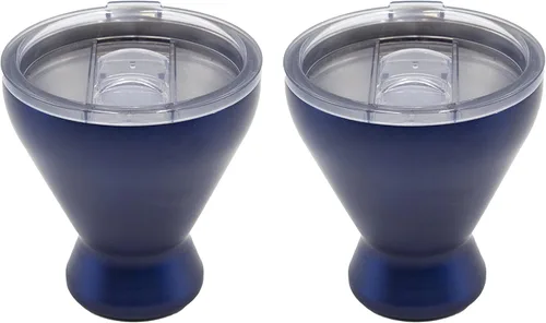 Vista 2 de Cambridge Silversmiths - Juego de 2 vasos de cóctel aislados de 11 onzas