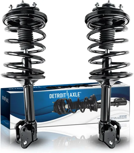Vista 36 de Detroit Axle - Puntales 4WD para Ford Expedition Lincoln Navigator 1997-2002, 4 puntales completos con muelle helicoidal delantero trasero 1998 1999