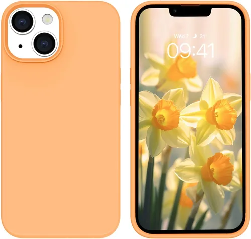 Vista 16 de BENTOBEN Funda compatible con iPhone 14, silicona suave, goma de gel, forro de microfibra, parte trasera dura, a prueba de golpes, funda protectora