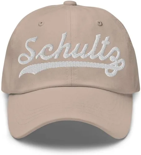 Vista 15 de Schultz Hat Schultz - Gorra de béisbol personalizada con apellido, gorra de apellido de familia, regalo unisex ajustable Black