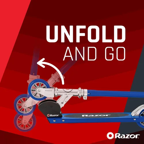 Vista 4 de Razor S Sport Kick Scooter for Ages 6+, Foldable, Supports Riders Up to 100KG (220 Lbs)