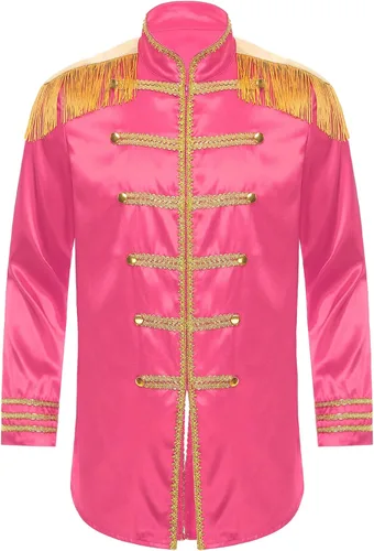 Vista 3 de Chaqueta de pimienta SGT para hombre y adulto, estrella de la música hippie de los años 60, Halloween, Navidad, SGT