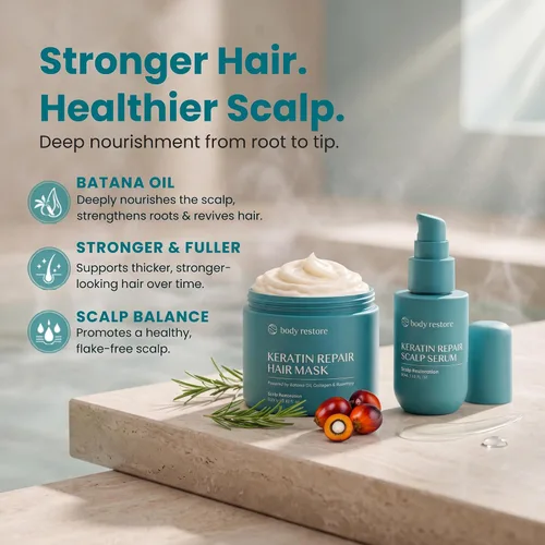 Vista 4 de Body Restore Batana - Mascarilla capilar con aceite de argán y colágeno