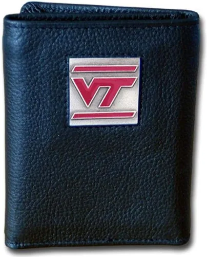 Vista 24 de Siskiyou Sports NCAA Deluxe - Cartera de piel de tres pliegues