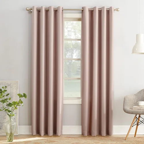Vista 21 de Sun Zero Barrow - Juego de 2 paneles de cortinas con ojales, ahorro de energía, gris acero, 54 pulgadas de ancho x 63 pulgadas de largo (2 paneles)