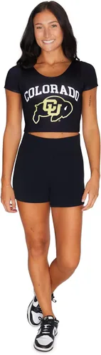 Vista 82 de Lojobands Camiseta corta ajustada para mujer, hecha en Estados Unidos, talla única