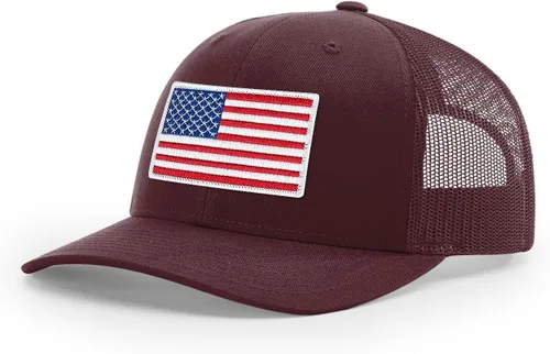 Vista 35 de Joe's USA Richardson 112 - Gorras de camionero con parche gráfico personalizado - Gorras estructuradas de cinco y seis paneles Richardson Premium
