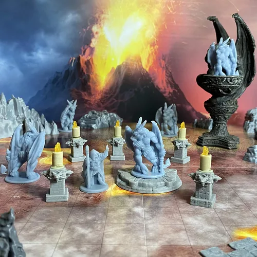 Vista 4 de Extruded Gaming Pentagrama de adoración demoníaca