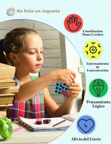 Vista 6 de ROXENDA Speed Cube Set - Paquete de cubo mágico de fibra de carbono
