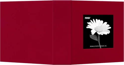Vista 3 de Pioneer 100 - Álbum de fotos con marco de tela de bolsillo, color rojo manzana