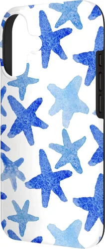 Vista 2 de Coastal Granddaughter Preppy Starfish Nautical Beach Ocean Case for iPhone 17
