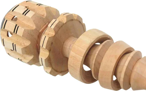 Vista 3 de Molinillo Hueco Grande Agitador de Madera Hueco por La Mexicana