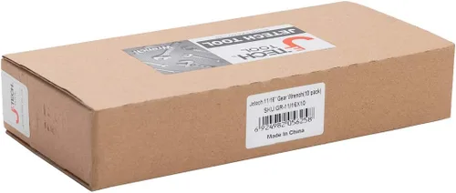 Vista 6 de Jetech Llave combinada de trinquete de 11/16 pulgadas (paquete de 10), llaves de engranajes de grado industrial con diseño de 12 puntos, trinquete