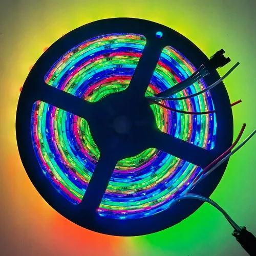 Vista 8 de Tira de luz LED TM1814 DC12V 24V 4 en 1 píxeles SK6812 RGBW direccionables RGBWW RGBW 5050 3 pines LED luces IP30 65 67 (RGB+blanco cálido