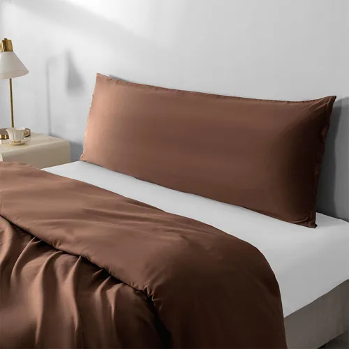 Vista 20 de Paquete de 2 fundas de almohada de microfibra tamaño estándar con cremallera, fundas de almohada color beige, suaves y cómodas, no se encogen Beige