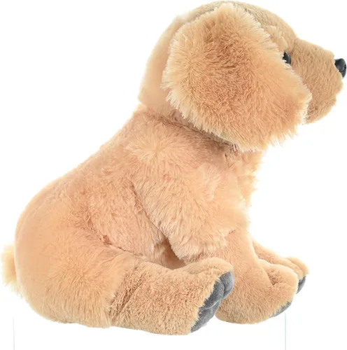 Vista 7 de Wild Republic, Peluche Golden Retriever, animal de peluche, regalos para niños, tienda de mascotas, 12 pulgadas