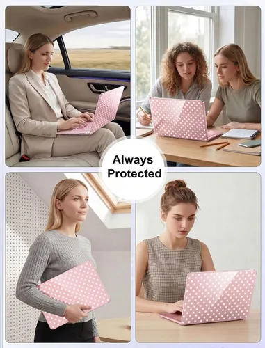 Vista 7 de Seorsok Funda compatible con MacBook Neo de 13 pulgadas, modelo A3404 de versión 2026 con chip A18 Pro, funda rígida de plástico transparente
