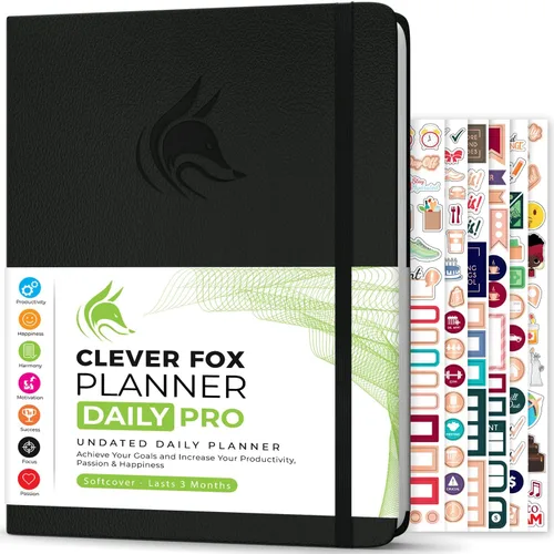 Vista 22 de Clever Fox Planner Daily PRO - Planificador diario y agenda de 8.5 x 11 pulgadas (tamaño A4) para aumentar la productividad, la gestión del tiempo