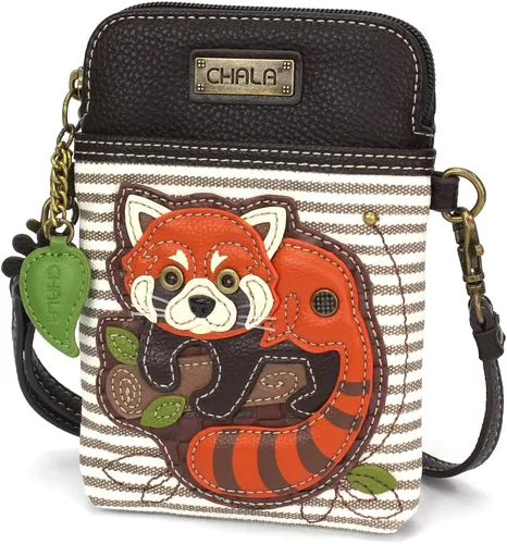 Vista 2 de CHALA - Bolso cruzado para teléfono celular, bolso de mano de pulsera multicolor para mujer con correa ajustable