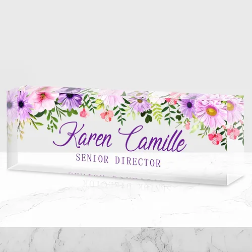 Vista 30 de Placa de nombre de oficina personalizada para escritorio, placa de nombre, regalos personalizados para compañeros de trabajo, jefe, profesor