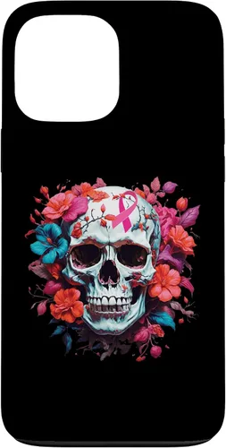 Vista 23 de Breast Cancer Skull Shirt For Women Sugar Skull Pink Ribbon Case for iPhone 16